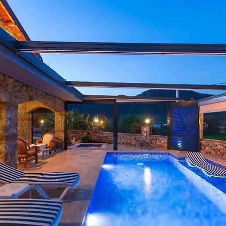 Ege Stone Korunakli Ve Isitmali Havuz Jakuzi Villa *